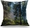 Nature Misty Cotton Linen Throw Pillow Case Cushion Cover Home Office Decorative for Sofa Living Room Square 18 X 18 Inches